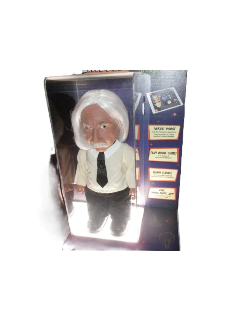 Professor Einstein Robot Hanson Robotics Tutor Genius with Rare Store Display